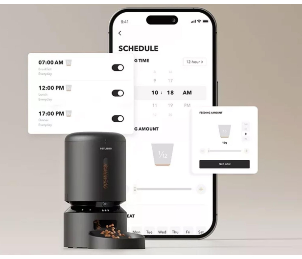 Petlibro DOZOWNIK KARMY GRANARY, WIFI, 5L (CZARNY) - 1515031 - zdjęcie 4